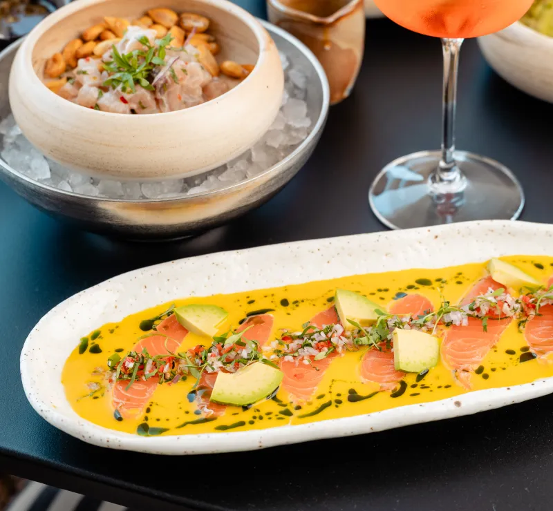Ceviche Peruano from the air bar menu